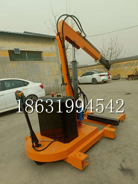 凌海市自卸车厢随车吊 自制轮式四不像起重机 四驱平板吊 5吨 贵盛